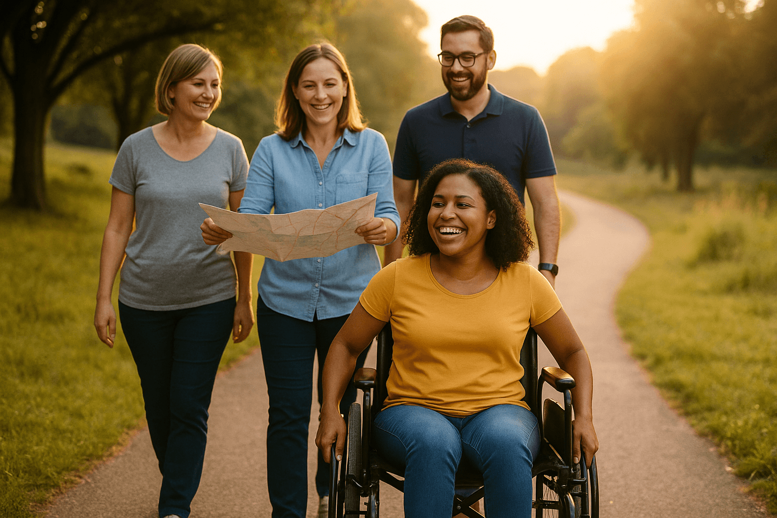 NDIS support team at Venus Healthcare helping diverse individuals with disabilities